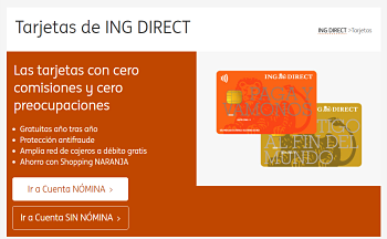 Logo de Visa Oro ING Direct