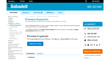 Logo de Préstamo Expansión Banco Sabadell