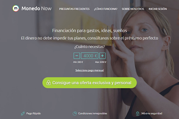 Crédito rápido Monedo Now