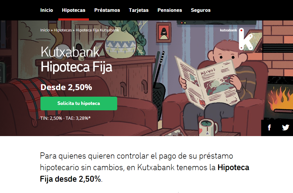 Hipoteca Fija Kutxabank