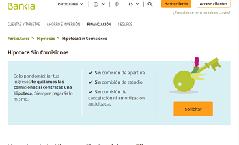 Logo de Hipoteca Fija Bankia Sin Comisiones