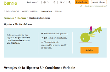 Hipoteca Variable Bankia Sin Comisiones